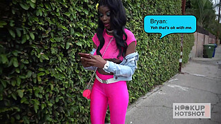 Beautiful Black Hooker Kandie Monaee Let's White Boy Fuck Her Nasty!