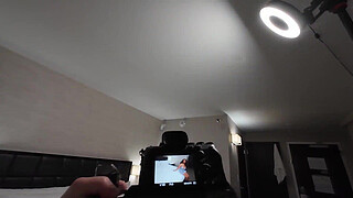 Young Black Babe with Big Tits Fucks Street Photographers Huge Dick Covered in Facial Cumshots and Piss when he tricks her into Photo Shoot VS World Biggest Cock