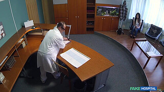 Fake Hospital - 18 year old VIRGIN has sex for 1st time with her doctor