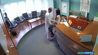 Fake Hospital - 18 year old VIRGIN has sex for 1st time with her doctor