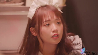 Horny Caffe Maid Wen Ruixin Controlled By A Client