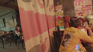 Horny Caffe Maid Wen Ruixin Controlled By A Client