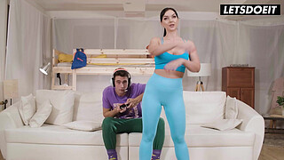 Lucky Virgin Step Bro Gets To Fuck Step Sis In The Ass - HORNY HOSTEL