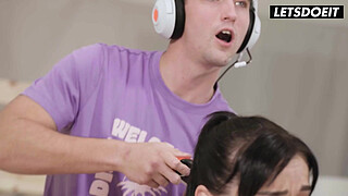 Lucky Virgin Step Bro Gets To Fuck Step Sis In The Ass - HORNY HOSTEL