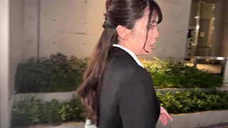 Part 1: Experienced M-lover who is a neat and innocent bitch x Unparalleled cock-loving girl who sucks dick forever [Chi-chan (receptionist)].