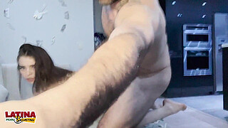 Debbie Botero - Perfect Perky Booty Teen Takes On White Cock For Latina Porn Casting Producer