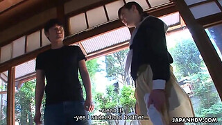 Aoba Itou Does Some Cock Cleaning In Kitchen