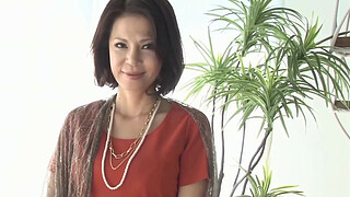 Japanese granny still feels the heat when she sees a fucker with an erection