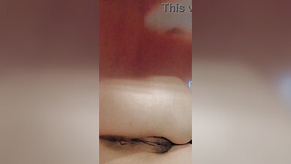 Russian Brunette in Stockings Sucks Thick Dildo with Dirty Talk, Fingers Pussy. Close-up Anal Fingering