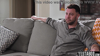 Bubble butt black teen gets her ass railed roughly by her friends stepdad