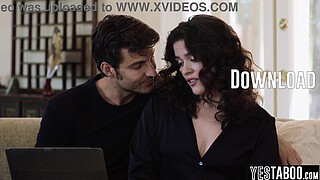 Big ass Latina MILF gets her computer fixed and pussy fucked by big cock colleague