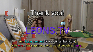 Fake fashion shooting turns into an amateur porno casting and a countdown handjob cum challenge contest for horny skinny small tits hot and sexy long legs amateur babes