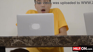 Stunning big tit mature hotties fucking boy for his huge fresh hard dick