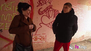 Emmita Smile and her HUGE BOOBS wants to seduce a young guy