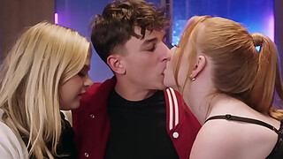 An old-fashioned milkshake date gets a twenty-first century sexual charge when a couple decides to play in public.