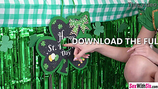 Petite stepsis swallowed big cock under the table and enjoyed hardcore pussy fucking with big dick stepbro