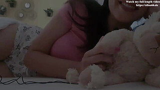 Stepdaughter confesses masturbation Teddy bear facesitting Daddy ROLEPLAY GERMAN