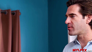 Asian Maid Serving her Owners while Doing her Duties