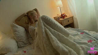 Remi O’s massive tits spill out as she rips off her clothes, spreading her thighs to ram a thick dildo deep into her gushing cunt. Her pussy lips grip the toy tight, slick with juice!