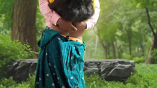 Bhabhi on forest fucking