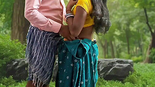 Bhabhi on forest fucking