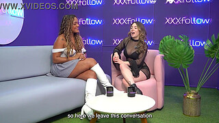 LATINA MILF Carla Morelli has HARD SEX with Maxx Betancur and almost gets out of control with interviewer Dani Ortiz - XXXfollow session #9