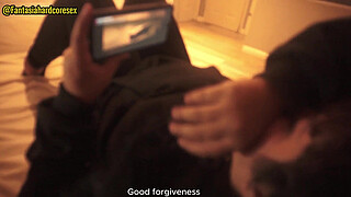 Watching Netflix with my stepbrother, I lay on his legs and he took out his penis to put it in my mouth.