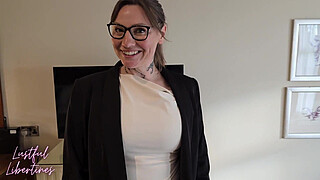 Cum hungry hotel manager seduced me as my wife showered in the next room.