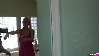 Tiny blonde Teen Kelly Surfer with Pigtails made real Privat Amateur Sex Tape with Boyfriend at Holiday Trip