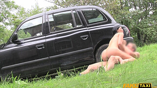 Fake Taxi - Full scene with super hot MILF brunette with massive tits