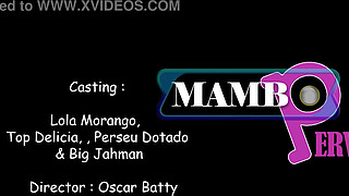 Lola Morango, 22y Brazilian blonde with big breast, gets 3 huge dicks in the ass (DAP, Anal, TAP, Triple Ana, romain, rimming F2M, monster cock, BBC) OB509