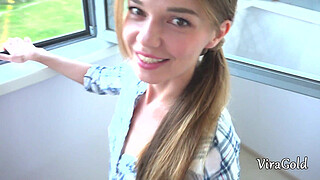 Very Beautiful Girl Epic Suck Big Cock and Cum in Mouth