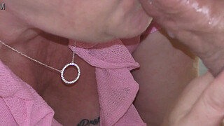 Kiwi MILF slut eaten out & fucked after a day of public display turns her on