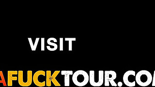 Big Tits Latina MILF Sloppy Blowjob & Titty Fuck POV On Big Gringo Cock