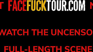 Busty Blonde Cum Slut Sloppy Head POV Close Up On Huge White Dick