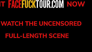 Submissive 18yo Redhead Latina Hardcore Throat Fucked On Her Knees