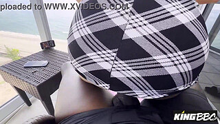 Short-Haired PAWG Gia Lovely Bouncing on Louie Smalls BBC for KingBBC