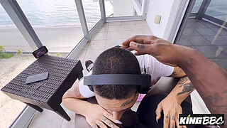 Short-Haired PAWG Gia Lovely Bouncing on Louie Smalls BBC for KingBBC