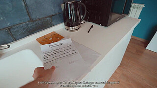 Stupid Student Didn't Read the Lease and Paid With Her Pussy