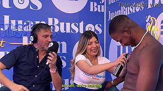 Shaira Psychosex is surprised by the BBC of her dreams on Juan Bustos Podcast