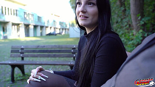 GERMAN SCOUT - Teen Nurse Lacy Lynn seduce to First Time Porn Casting Fuck