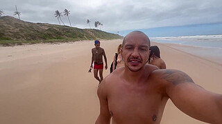 I went to the nude beach in Bahia to give it to the hotties.
