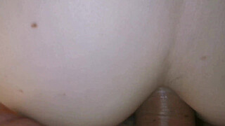 He fills my ass with his hot piss close up