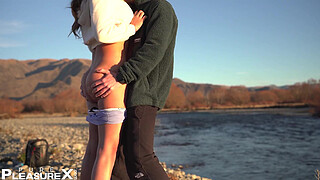 She DOMINATED Him In The Woods - Outdoor Pegging - Pure Pleasure