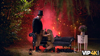 VIP4K. Blonde Witch Veronica Leal had ritual anal fuck and performed the deepest throat