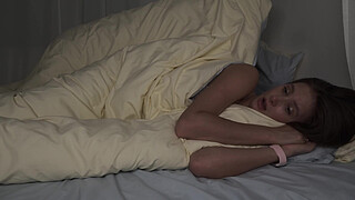 snuck into his stepsister's room.