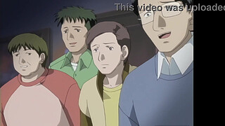 He prepares my stepmother's ass so my friends can fuck her - Hentai uncensored