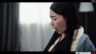 Big Tits Asian Wakes Up With Huge Cock And Fucks Her Partner