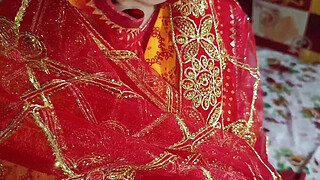 Desi married bhabhi karwa chauth Puja with Dever clear Hindi audio
