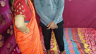 Cute Saree Bhabhi Gets Naughty With Her Devar For Rough Hard Anal Sex After Ice Massage